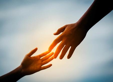 grypende hand