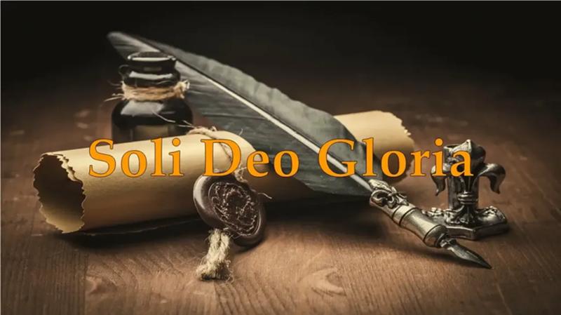 Soli deo gloria
