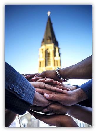 hande en kerk