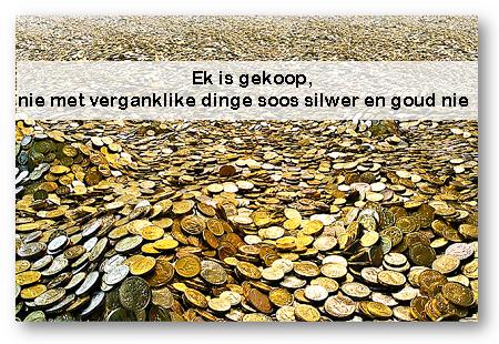 goud en silwer munte