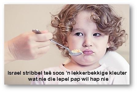 kleuter pap eet