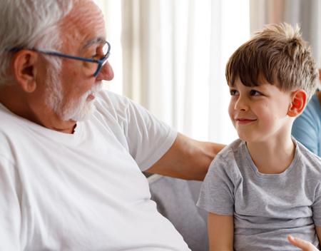 oupa en kleinseun