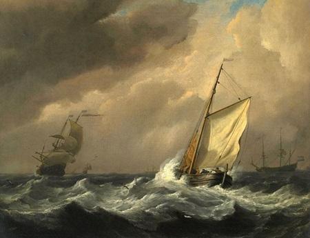 seilskip en wind